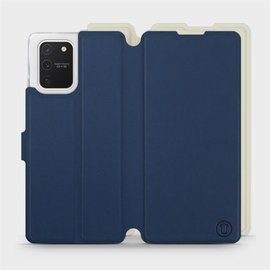 Phone Case Samsung Galaxy S10 Lite - Design Navy with Platinum