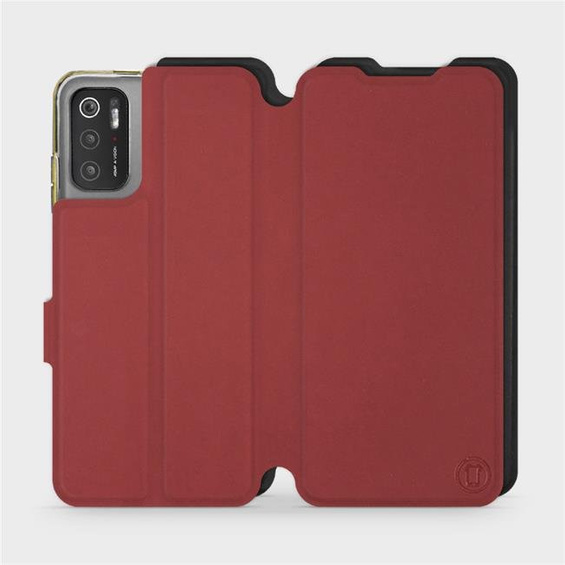 Etui Soft Touch do Xiaomi POCO M3 Pro 5G - wzór Zachodząca czerwień z czernią