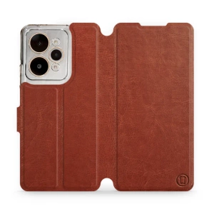 Hülle für Realme 15 Pro 5G - Farbe Brown&Orange