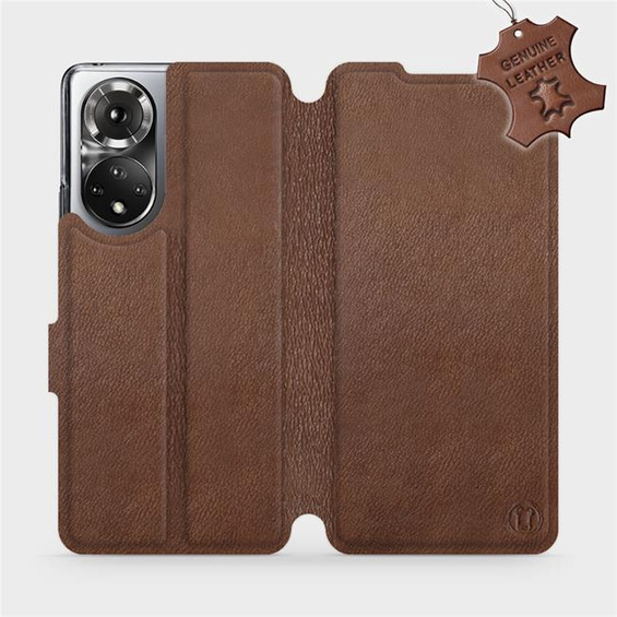 Phone Case Huawei Honor 50 - Design Brown Leather