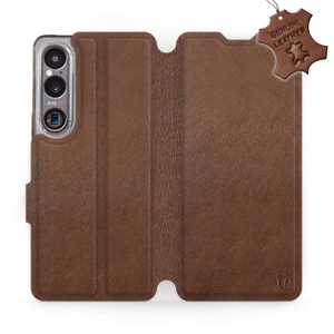 Phone Case Sony Xperia 1 VI - Design Brown Leather