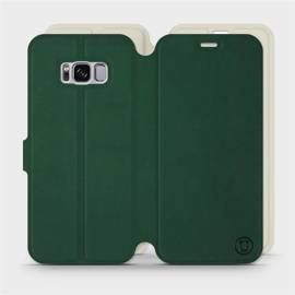 Etui Soft Touch do Samsung Galaxy S8 Plus - wzór Miejska zieleń z platyną