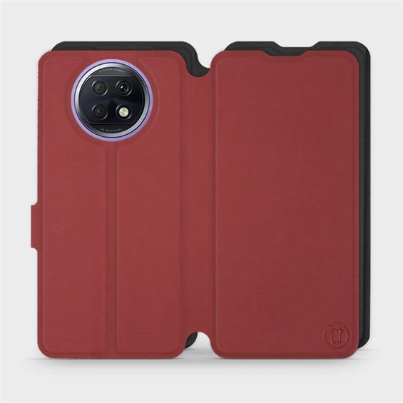 Etui Soft Touch do Xiaomi Redmi Note 9T - wzór Zachodząca czerwień z czernią