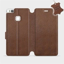 Phone Case Huawei P9 Lite - Design Brown Leather