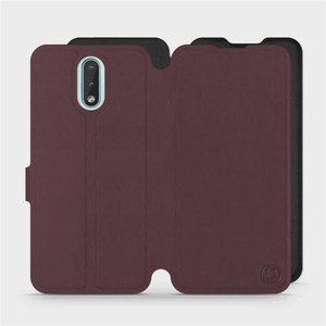Phone Case Nokia 2.3 - Design Burgundy with Black
