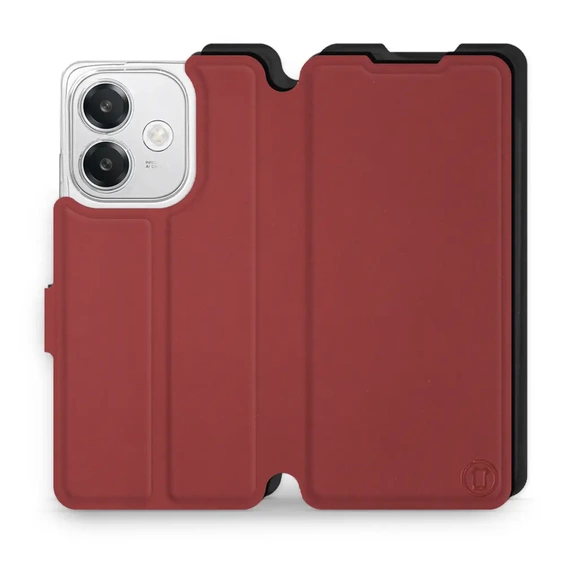 Phone Case OPPO A60 5G - Design Dark Red with Black
