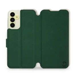 Phone Case Samsung Galaxy M15 5G - Design Green with Platinum