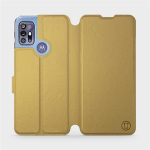 Etui do Motorola Moto G30 - wzór Gold&Gray