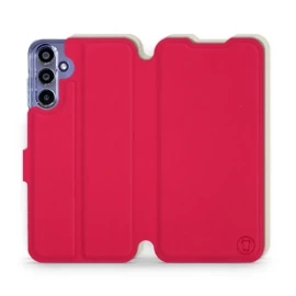 Phone Case Samsung Galaxy A15 4G - Design Red with Platinum