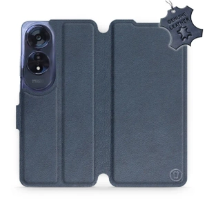Phone Case OPPO A60 - Design Blue Leather
