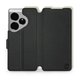 Phone Case Realme GT 6 - Design Black with Platinum