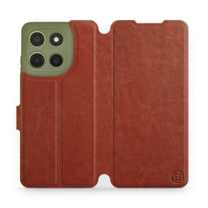 Etui do Motorola Moto G15 - wzór Brown&Gray