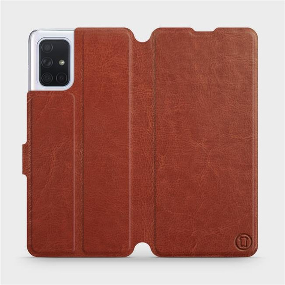 Etui do Samsung Galaxy A71 - wzór Brown&Orange