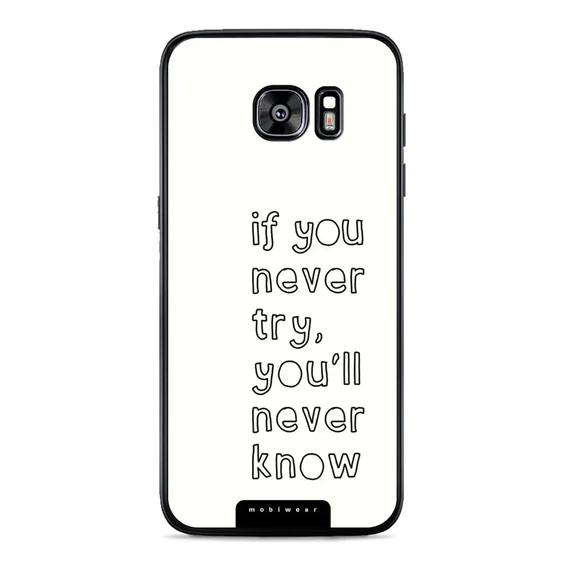 Phone Glossy Case Samsung Galaxy S7 Edge - Design G075G