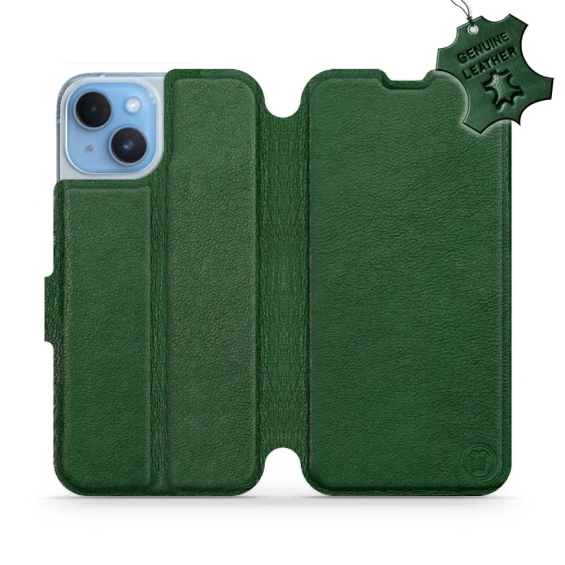Hülle für Apple iPhone 14 - Farbe Green Leather