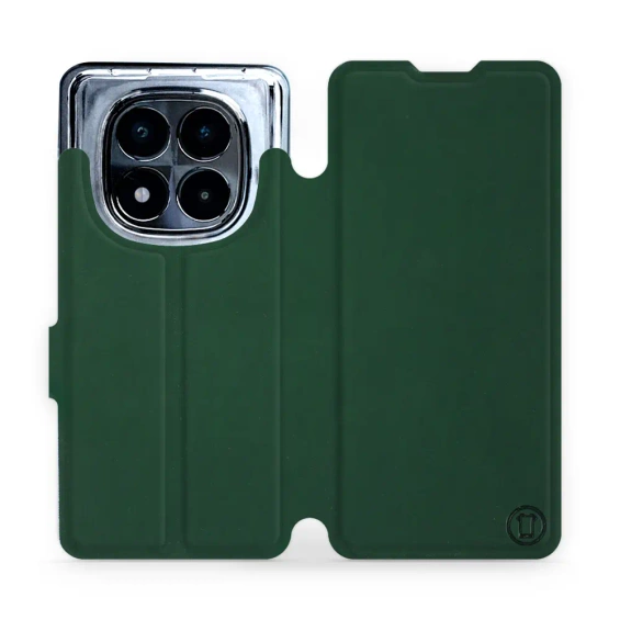 Etui Soft Touch do Xiaomi Redmi Note 14 Pro 5G - wzór Miejska zieleń z platyną