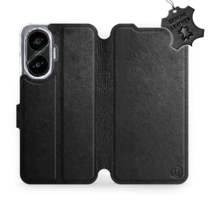 Phone Case Xiaomi POCO F7 - Design Black Leather