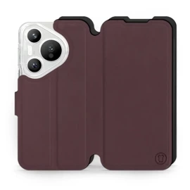 Phone Case Huawei Pura 70 - Design Burgundy with Black