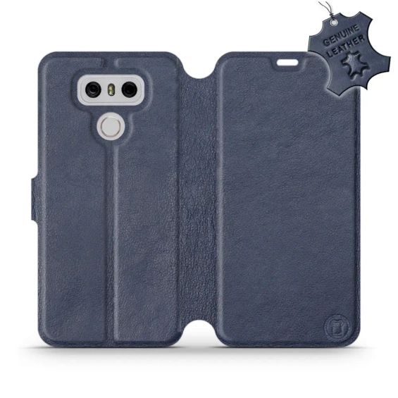 Phone Case LG G6 - Design Blue Leather