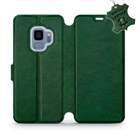 Phone Case Samsung Galaxy S9 - Design Green Leather