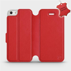 Phone Case Apple iPhone 5s - Design Red Leather