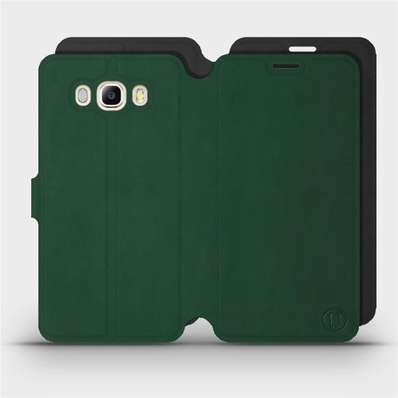 Hülle für Samsung Galaxy J7 2016 - Farbe Grün mit Schwarz