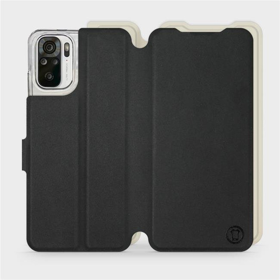 Phone Case Xiaomi Redmi Note 10s - Design Black with Platinum