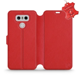 Phone Case LG G6 - Design Red Leather