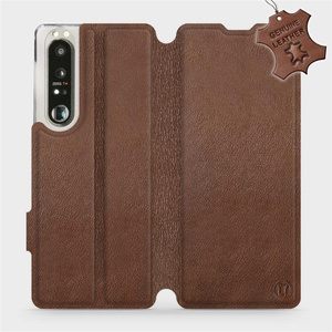 Phone Case Sony Xperia 1 III - Design Brown Leather