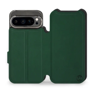 Etui Soft Touch do Google Pixel 9 Pro - wzór Miejska zieleń z czernią