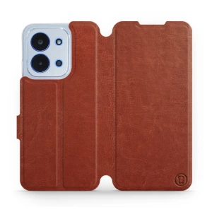 Etui do Xiaomi Redmi 15C - wzór Brown&Orange