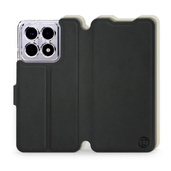 Phone Case Xiaomi 14T Pro - Design Black with Platinum