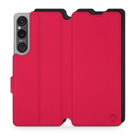 Phone Case Sony Xperia 1 V - Design Red with Black