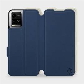 Phone Case Vivo Y21S - Design Navy with Platinum