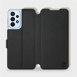 Phone Case Samsung Galaxy A23 - Design Black with Platinum