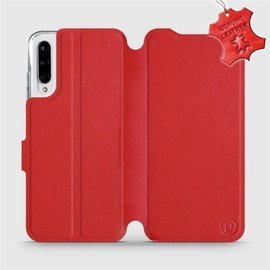 Phone Case Xiaomi Mi A3 - Design Red Leather
