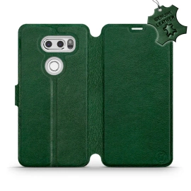 Hülle für LG V30 - Farbe Green Leather
