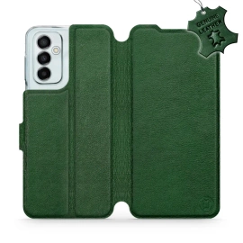 Phone Case Samsung Galaxy M23 5G - Design Green Leather
