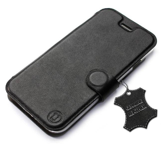 Phone Case OPPO A91 - Design Black Leather