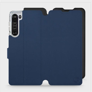 Phone Case Motorola Edge - Design Navy with Black