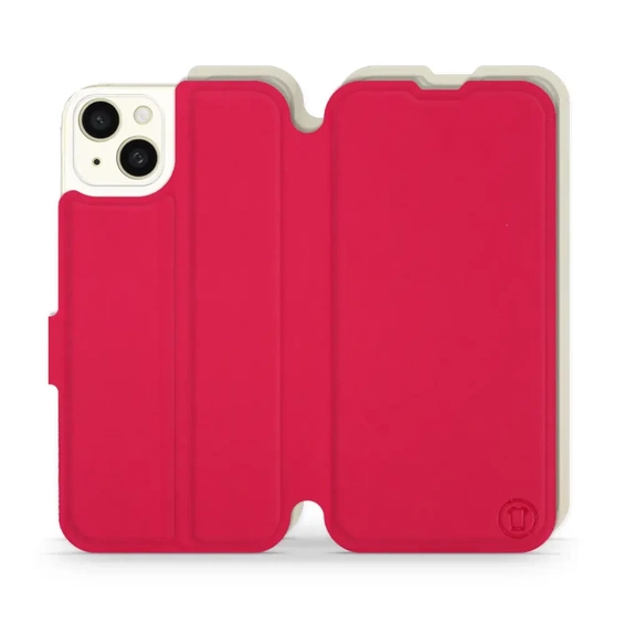 Phone Case Apple iPhone 15 Plus - Design Red with Platinum