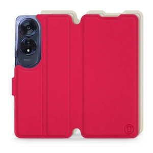 Hülle für OPPO A60 - Farbe Rot mit Platin