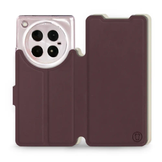 Phone Case Infinix ZERO 40 5G - Design Burgundy with Platinum