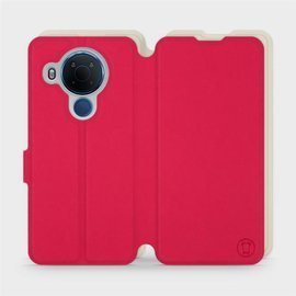Phone Case Nokia 5.4 - Design Red with Platinum