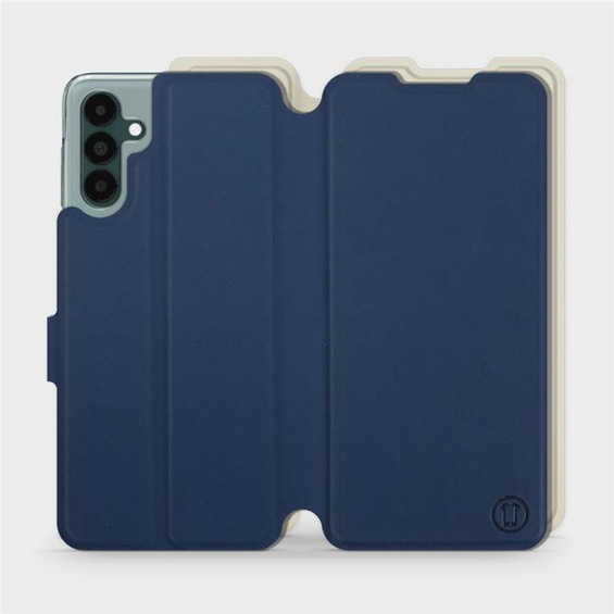 Phone Case Samsung Galaxy A04S - Design Navy with Platinum