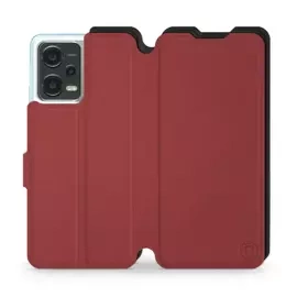 Phone Case Xiaomi POCO X5 5G - Design Dark Red with Black