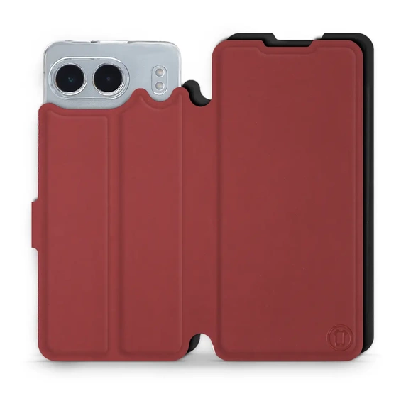 Phone Case OnePlus Nord 4 5G - Design Dark Red with Black