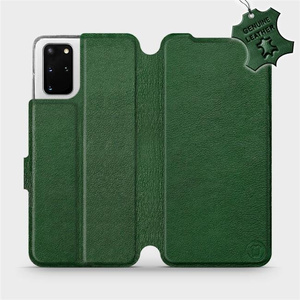 Phone Case Samsung Galaxy S20 Plus - Design Green Leather