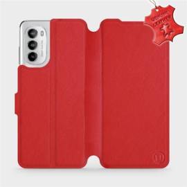 Hülle für Motorola Moto G82 5G - Farbe Red Leather