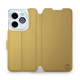 Phone Case Infinix Smart 8 - Design Gold&Gray